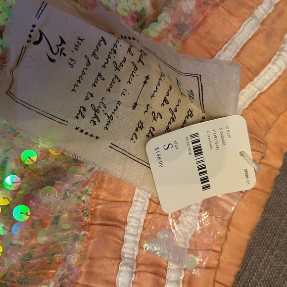 Free people multicolor sequin shorts size S - Picture 5 of 5